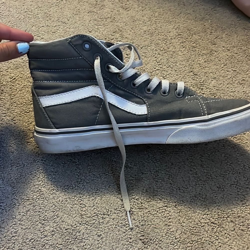 Vans grey high tops